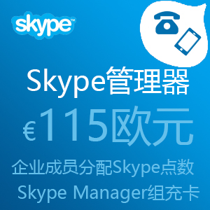 Skype管理器115欧元