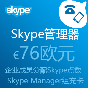 Skype管理器76欧元